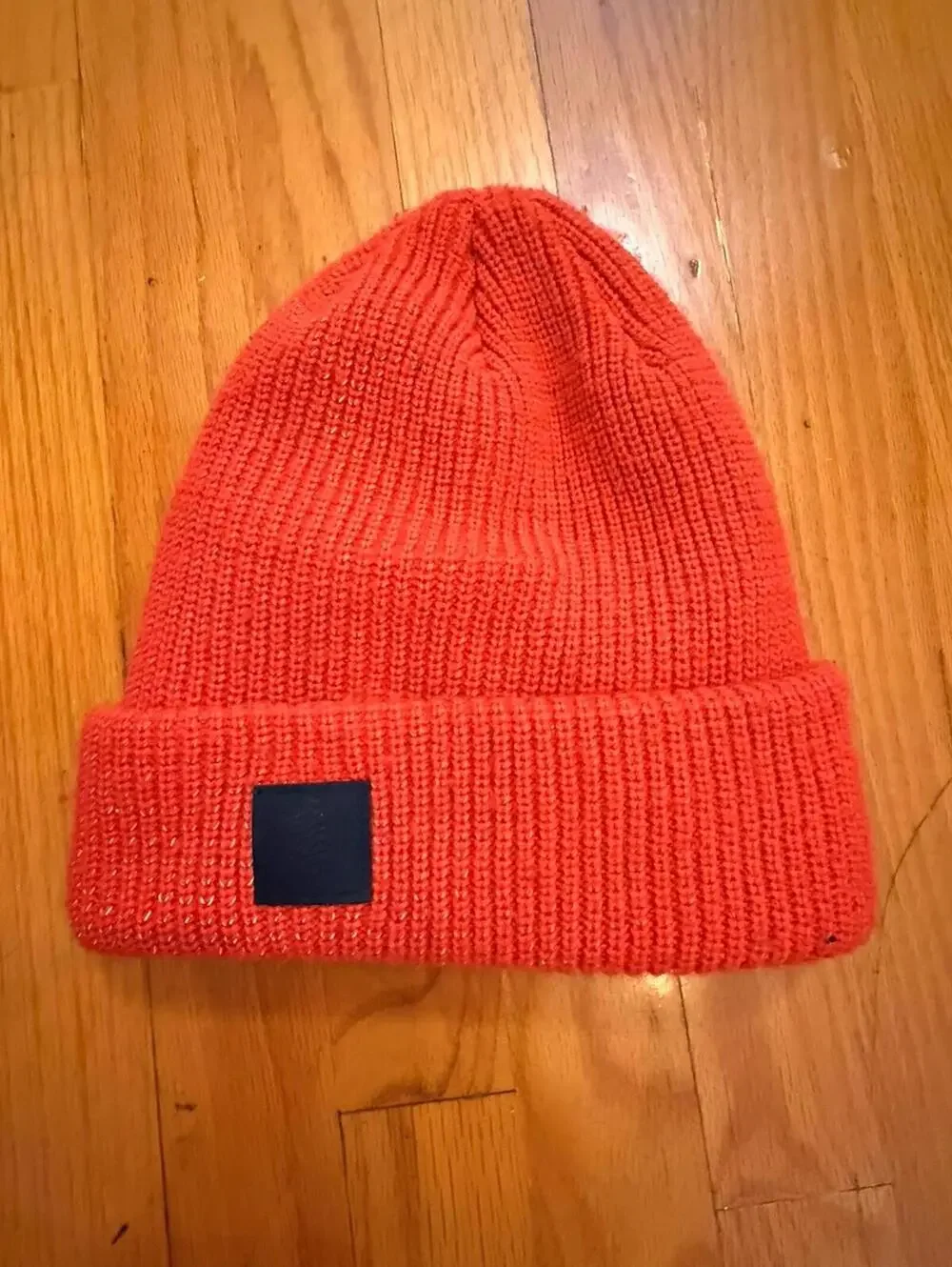 FREE PEOPLE  FP Movement Fleece Lined Recycled Yarn Beanie - vivid‎ red